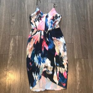 Chelsea 28 High Low Multicolor Dress